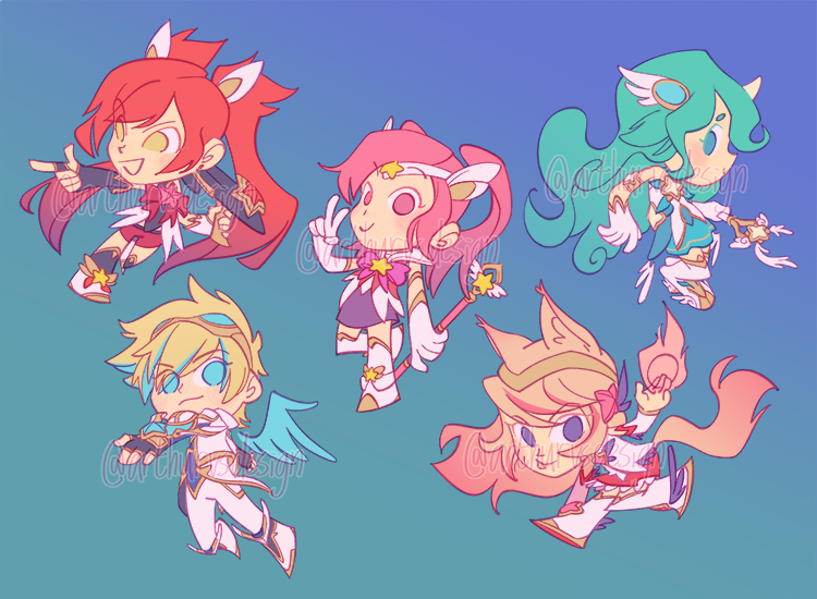 Star Guardians Charms