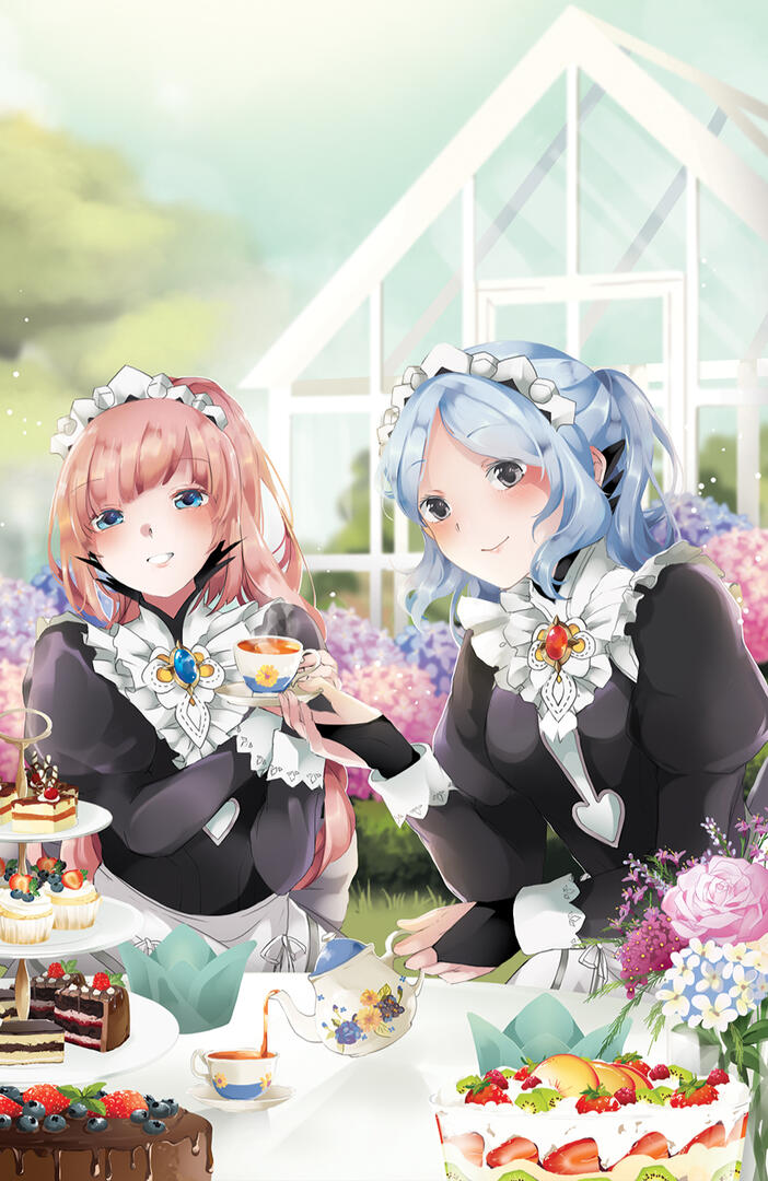 Flora & Felicia - 11"x17" and 6"x9"