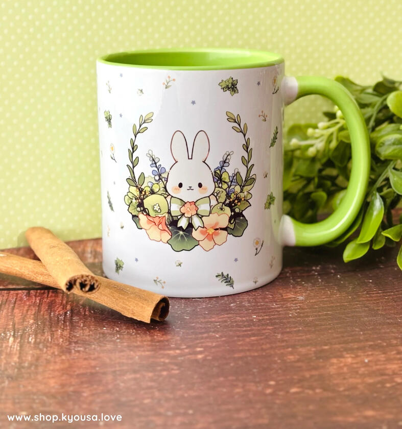 Bunny Greens Ceramic Mug