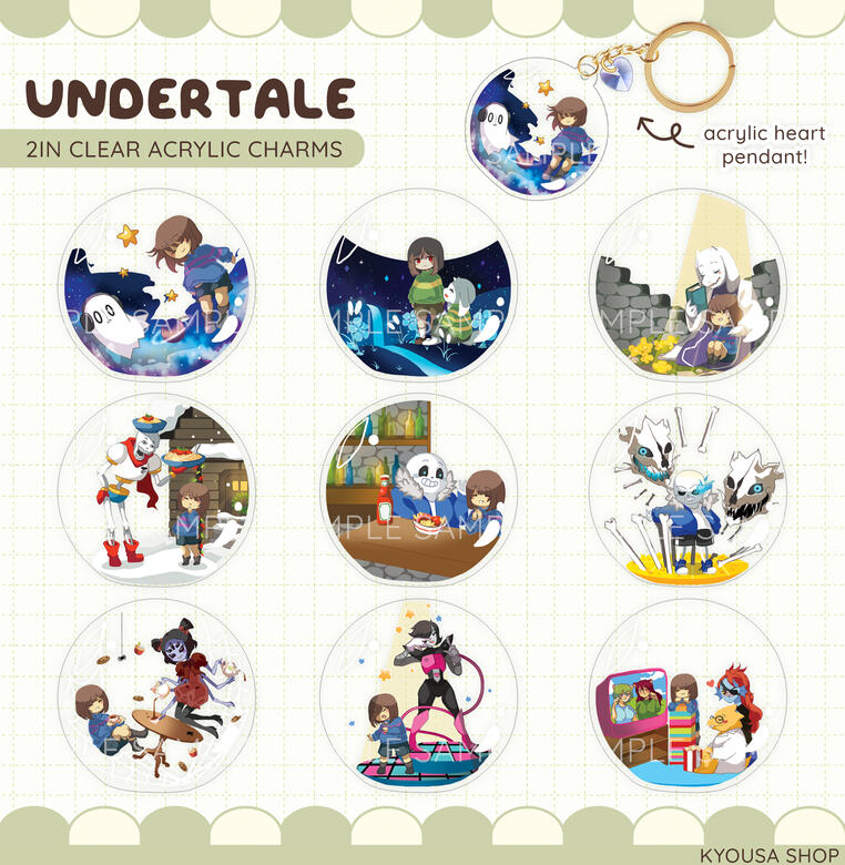 Undertale Charms