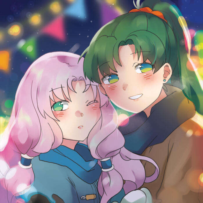 Florina & Lyn - 6"x6"