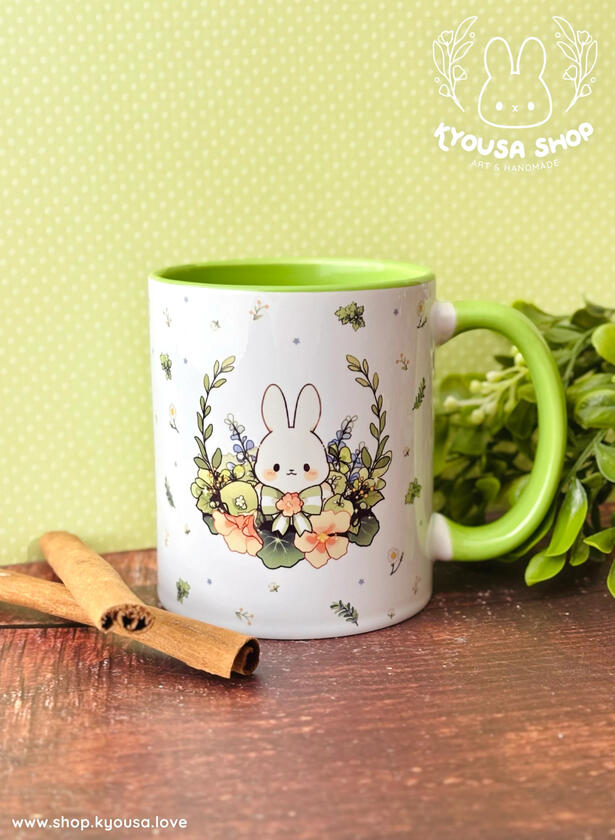 Bunny Greens: Ceramic Mug