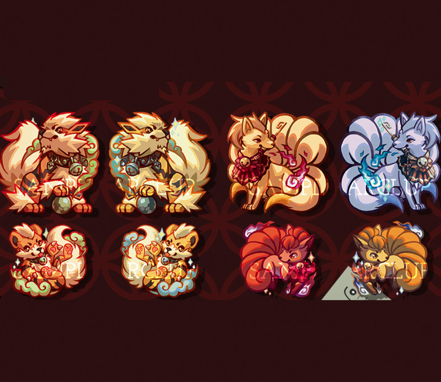 PokéGuardians - Linked Charm Sets