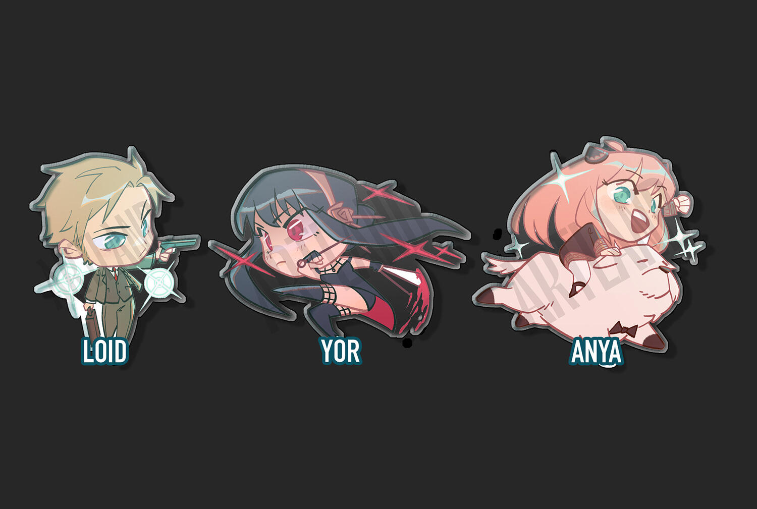Acrylic Charms &amp; Stickers