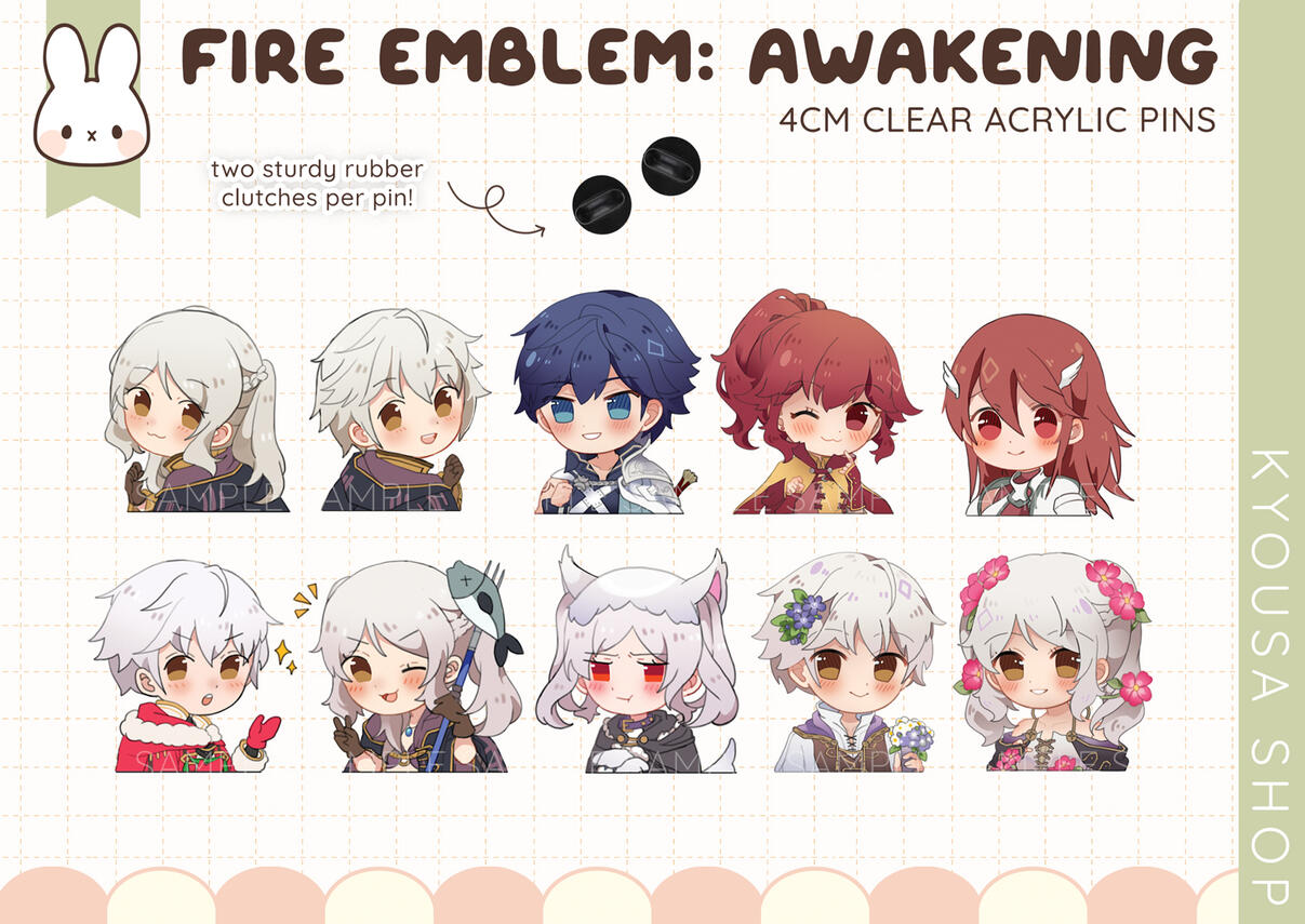 FE: Awakening Pins